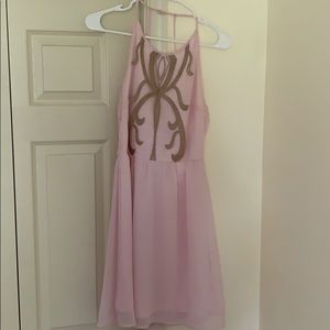 Open back dress